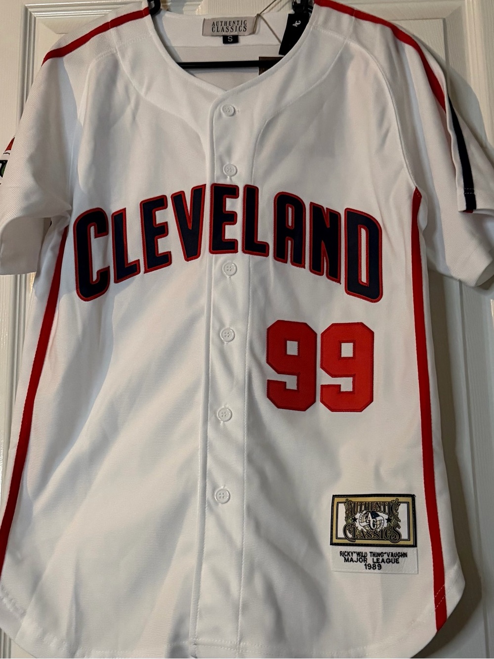 Ricky Wild Thing Vaughn baseball jersey “Major League”